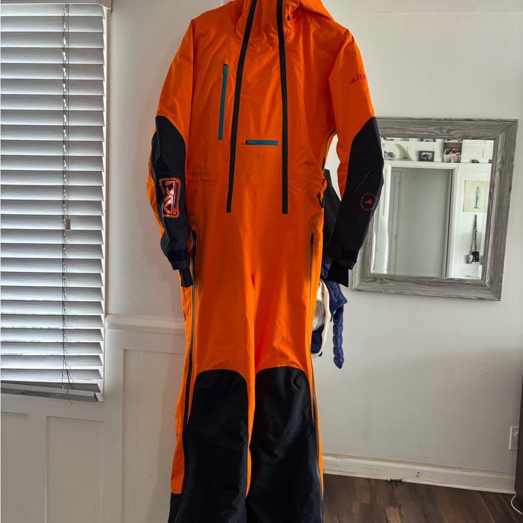 Adidas By Stella Mccartney Vibrant Orange Jacket